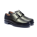 Ace Derby 1262 Officer Shoes (Matte) - Black