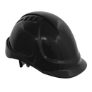 Plus Safety Helmet - Vented (Black) | Pipe Manufacturers Ltd..
