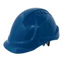 Plus Safety Helmet - Vented (Blue) | Pipe Manufacturers Ltd..