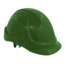 Plus Safety Helmet - Vented (Green) | Pipe Manufacturers Ltd..