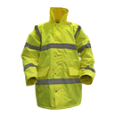 Hi-Vis Yellow Motorway Jacket with Quilted Lining - Large | Pipe Manufacturers Ltd..