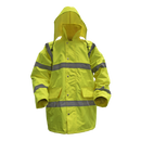 Hi-Vis Yellow Motorway Jacket with Quilted Lining - Large | Pipe Manufacturers Ltd..
