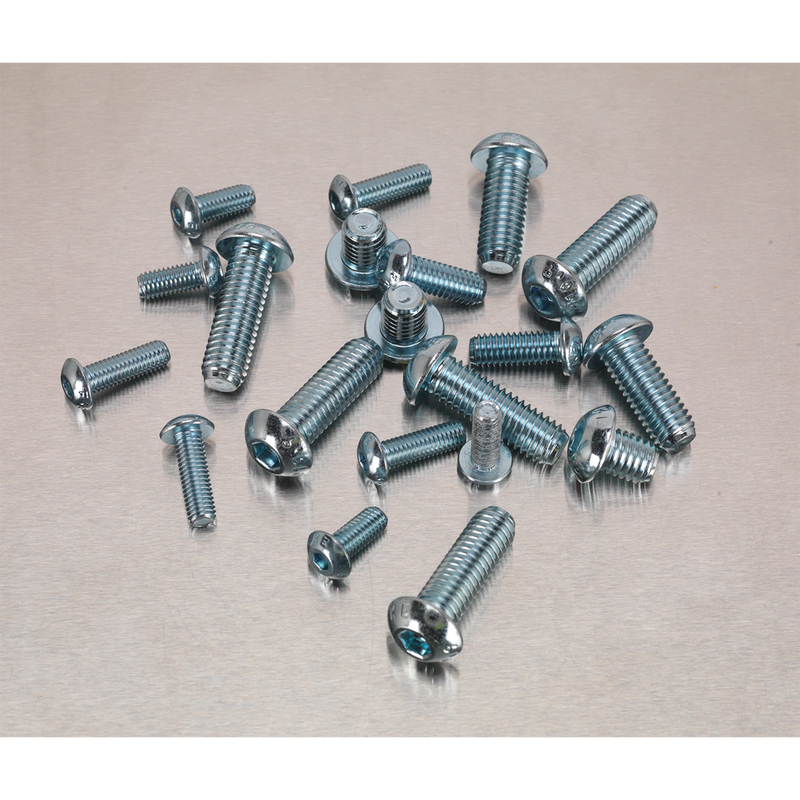 Socket Screw Assortment 108pc M5-M10 Button Head High Tensile 10.9 Metric DIN 912 | Pipe Manufacturers Ltd..