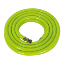 Air Hose High Visibility 5m x ¯10mm with 1/4"BSP Unions | Pipe Manufacturers Ltd..