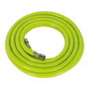 Air Hose High Visibility 5m x ¯8mm with 1/4"BSP Unions | Pipe Manufacturers Ltd..