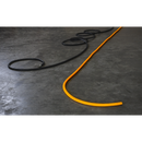 Air Hose 10m x ¯8mm Hybrid High Visibility with 1/4"BSP Unions | Pipe Manufacturers Ltd..