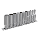 Socket Set 11pc 1/4"Sq Drive 6pt Deep WallDrive¨ Imperial | Pipe Manufacturers Ltd..