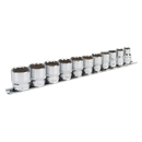 Socket Set 11pc 3/8"Sq Drive 12pt WallDrive¨ Imperial | Pipe Manufacturers Ltd..