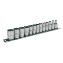 Socket Set 13pc 1/4"Sq Drive 6pt WallDrive¨ - Metric | Pipe Manufacturers Ltd..