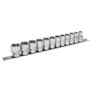 Socket Set 12pc 3/8"Sq Drive Lock-Onª 6pt Metric | Pipe Manufacturers Ltd..
