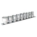 Socket Set 9pc 3/8"Sq Drive 6pt WallDrive¨ Imperial | Pipe Manufacturers Ltd..