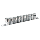 Socket Set 10pc 1/2"Sq Drive 6pt WallDrive¨ Imperial | Pipe Manufacturers Ltd..
