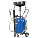 Mobile Oil Drainer with Probes 35L Air Discharge | Pipe Manufacturers Ltd..