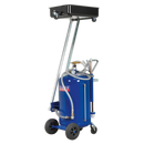 Mobile Oil Drainer with Probes 80L Cantilever Air Discharge | Pipe Manufacturers Ltd..
