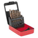 HSS Cobalt Split Point Fully Ground Drill Bit Set 19pc Metric | Pipe Manufacturers Ltd..