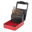 HSS Cobalt Split Point Fully Ground Drill Bit Set 19pc Metric | Pipe Manufacturers Ltd..
