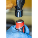3pc 450mm Extra-Long Hammer-Thru Screwdriver Set