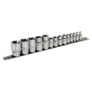 TRX-Star* Socket Set 14pc 1/4", 3/8" & 1/2"Sq Drive E4-E24 | Pipe Manufacturers Ltd..