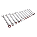 Ratchet Combination Spanner Set 12pc Metric | Pipe Manufacturers Ltd..