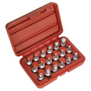 One-Piece Socket Bit Set 18pc 1/4"Sq Drive | Pipe Manufacturers Ltd..