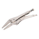 Locking Pliers Long Nose 210mm 0-60mm Capacity | Pipe Manufacturers Ltd..