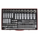 Socket Set 50pc 3/8" & 1/2"Sq Drive 6pt WallDrive¨ - Metric | Pipe Manufacturers Ltd..