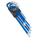 TRX-Star* Key Set 9pc Extra Long Anti-Slip Display Box of 10 | Pipe Manufacturers Ltd..