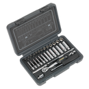 Socket Set 32pc 1/4"Sq Drive 6pt WallDrive¨ Metric | Pipe Manufacturers Ltd..