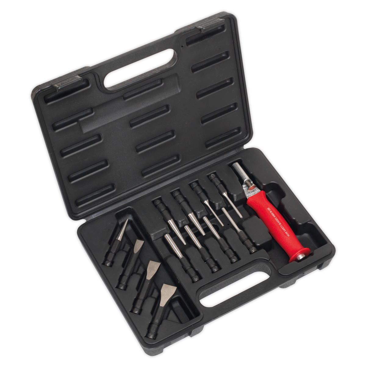 Interchangeable Punch & Chisel Set 13pc