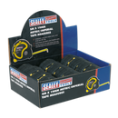 Rubber Tape Measure 5m(16ft) x 19mm Metric/Imperial Display Box of 12 | Pipe Manufacturers Ltd..