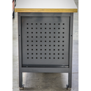 Workstation with 2 Drawers, 2 Cupboards & Open Storage | Pipe Manufacturers Ltd..