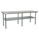 Stainless Steel Workbench 2.1m | Pipe Manufacturers Ltd..