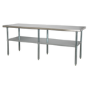 Stainless Steel Workbench 2.1m | Pipe Manufacturers Ltd..