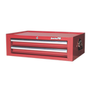 Mid-Box 2 Drawer with Ball Bearing Slides - Red | Pipe Manufacturers Ltd..