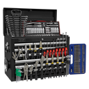 Topchest 10 Drawer with Ball Bearing Slides - Black & 139pc Tool Kit | Pipe Manufacturers Ltd..