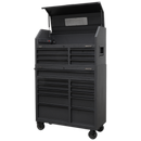 Tool Chest 17 Drawer Combination Soft Close Drawers with Power Bar | Pipe Manufacturers Ltd..