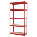 Racking Unit with 5 Shelves 350kg Capacity Per Level | Pipe Manufacturers Ltd..