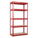 Racking Unit with 5 Shelves 350kg Capacity Per Level | Pipe Manufacturers Ltd..