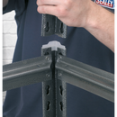 Racking Unit with 5 Shelves 600kg Capacity Per Level | Pipe Manufacturers Ltd..