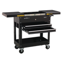Mobile Tool & Parts Trolley - Black | Pipe Manufacturers Ltd..