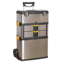 Mobile Stainless Steel/Composite Toolbox - 3 Compartment | Pipe Manufacturers Ltd..
