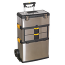 Mobile Stainless Steel/Composite Toolbox - 3 Compartment | Pipe Manufacturers Ltd..