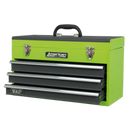 Tool Chest 3 Drawer Portable with Ball Bearing Slides - Hi-Vis Green/Grey | Pipe Manufacturers Ltd..