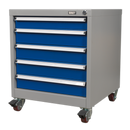 Mobile Industrial Cabinet 5 Drawer | Pipe Manufacturers Ltd..