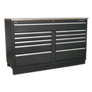 Modular Floor Cabinet 11 Drawer 1550mm Heavy-Duty | Pipe Manufacturers Ltd..