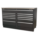 Modular Floor Cabinet 11 Drawer 1550mm Heavy-Duty | Pipe Manufacturers Ltd..