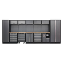 Modular Storage System Combo - Pressed Wood Worktop | Pipe Manufacturers Ltd..