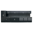 Complete Modular Workshop Storage Combination - Stainless Steel Worktop | Pipe Manufacturers Ltd..