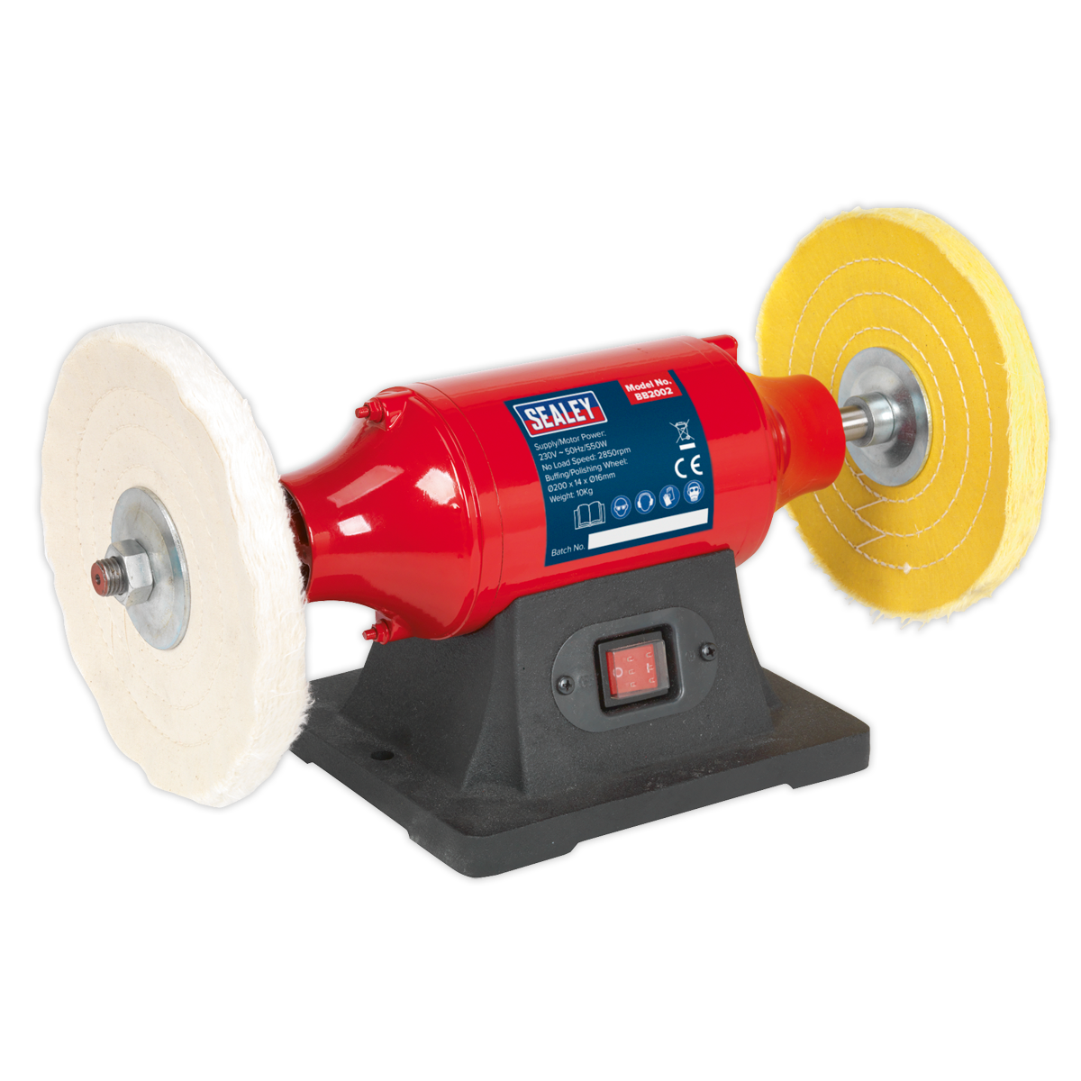 Bench Mounting Buffer/Polisher 200mm 550W/230V