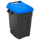 Refuse/Wheelie Bin 100L - Blue | Pipe Manufacturers Ltd..